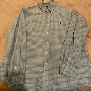 Polo Ralph Lauren Green&Navy Plaid Button Down